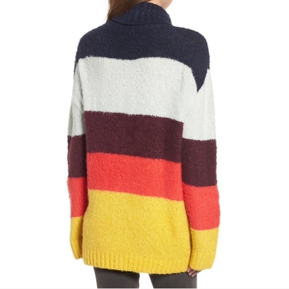 💜 Chelsea28 Striped Thick Cozy Vintage style sweater - Picture 3 of 8